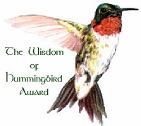 The Wisdom of Hummingbird
Award